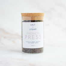 Load image into Gallery viewer, French Press Body Scrub | Salt + Steam
